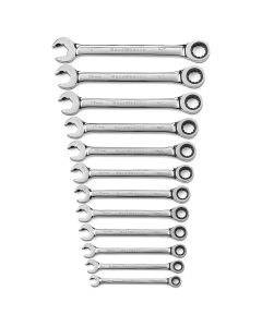 GearWrench 12 Pc. Metric Ratcheting Open End (Dual Ratcheting