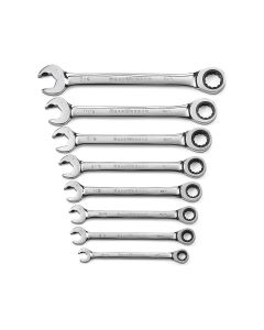 GearWrench 8Pc. SAE Ratcheting Open End Set (Dual Ratcheting)