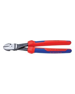 KNP7402250 image(1) - KNIPEX 10" HIGH LEVERAGE DIAGONAL CUTTERS-COMFORT GRIP
