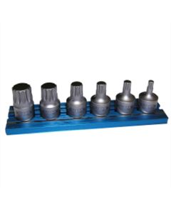 VIM Tools 6-Piece XZN Stubby Driver Set, 1/4 in. Square Drive