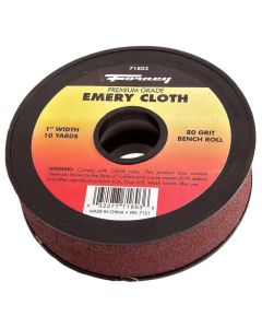 Emery Cloth Bench Roll, 80 Grit