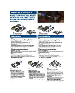 OTC Hendrickson Airtek NXT Bushing Adapter Kit