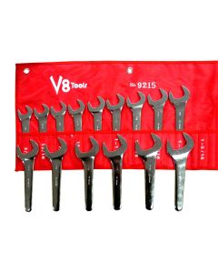 V8T9215 image(0) - V-8 Tools SERVICE WRENCH SET 3/4 THRU 1-5/8 15PC