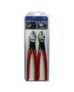 KNP9K0080129US image(1) - KNIPEX 2 Pc. 10" Diagonal Cutter Set