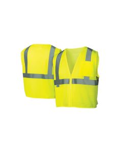 PYRRVZ2110S image(0) - Pyramex Safety - Safety Vest - Hi-Vis Lime - Size 4X Large