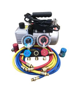 FJC R1234yf Vacuum Pump & Manifold Set
