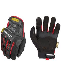 Mechanix Wear LRG Mpact Glove D30 HI IMP BLK/RED