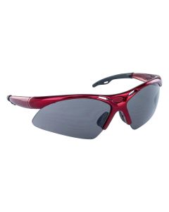 SAS540-0001 image(0) - SAS Safety Diamondback Safe Glasses w/ Red Frame and Shade Lens