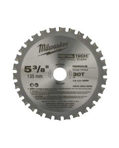 MLW48-40-4070 image(2) - Milwaukee Tool 5-3/8" 30 TEETH FERROUS METAL CIRCULAR SAW BLADE