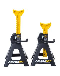 OME32038 image(0) - Double locking 3 ton ratchet style jack stands