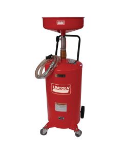 LIN3601 image(2) - Lincoln Lubrication Pressurized 18 Gallon Portable Fluid Drain Tank with 14" Bowl