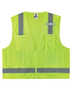 ERG24023 image(0) - 8249Z S/M Lime Type R Class 2 Surveyors Vest