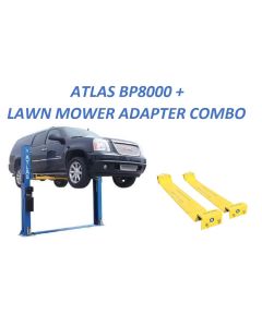 ATEATTD-BP8-COMBO-FPD image(1) - Atlas Automotive Equipment Atlas Equipment BP8000 2-Post Lift + Lawn Mower Adapter Combo