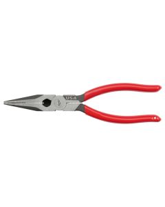 MLWMT505 image(0) - 8" Long Nose Dipped Grip Pliers (USA)