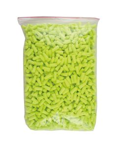 Sellstrom Sellstrom - Earplugs - Disposable - Foam Bullet Shape - Uncorded - NRR 32 - Hi-Viz Green - (500 Pair Qty Bulk Pack Box)