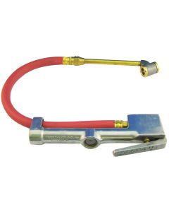 Milton Industries Inflator Gage with large bore dual foot chuck