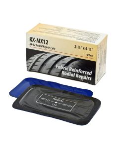 KEX Tire Repair COI MX Radial Repair Patch 2-1/4" x 4-1/4" (57mm x 108mm) 10 Count