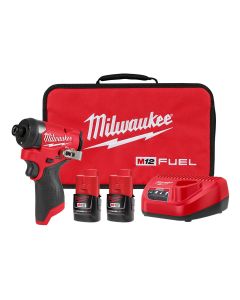 M12 FUEL&trade; 1/4" Hex Impact Driver Kit