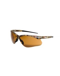 Jackson Safety - Safety Glasses - SG Series - Bronze Lens - Camo Frame - Hardcoat Anti-Scratch - Indoor/Outdoor