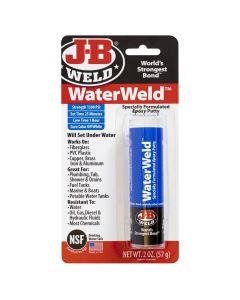 JBW8277 image(1) - J B Weld J-B Weld 8277 WaterWeld Epoxy Putty Stick - 2 oz. Off White