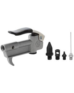 KTI71015 image(0) - K Tool International Air Blow Gun Kit 4 Tips