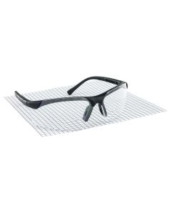 Sidewinder 2.5x Readers Safe Glasses w/ Black Frame and Clear Lens in Polybag