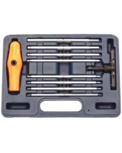 VIM TOOLS 10 PIece Extra Long SAE Ball Hex Ratcheting T-Handle Set