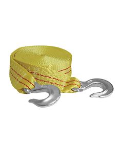 KTI73803 image(2) - K Tool International Tow Strap With Forged Hooks 2in. x 25ft. 10,000lb